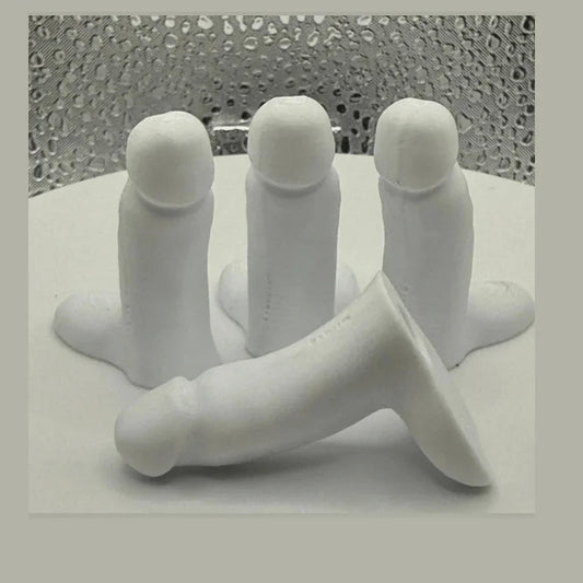Pack of 4 - 3d printed Novelty Penis/Dick Tire Valve Stem Covers