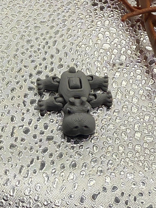 3D Printed Articulated Baby Print-A-Pal Hippo- It's "hippo-sitively" charming!