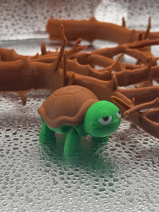 3D Printed Articulated Adult Print-A-Pal Turtle - Are you turtle enough?