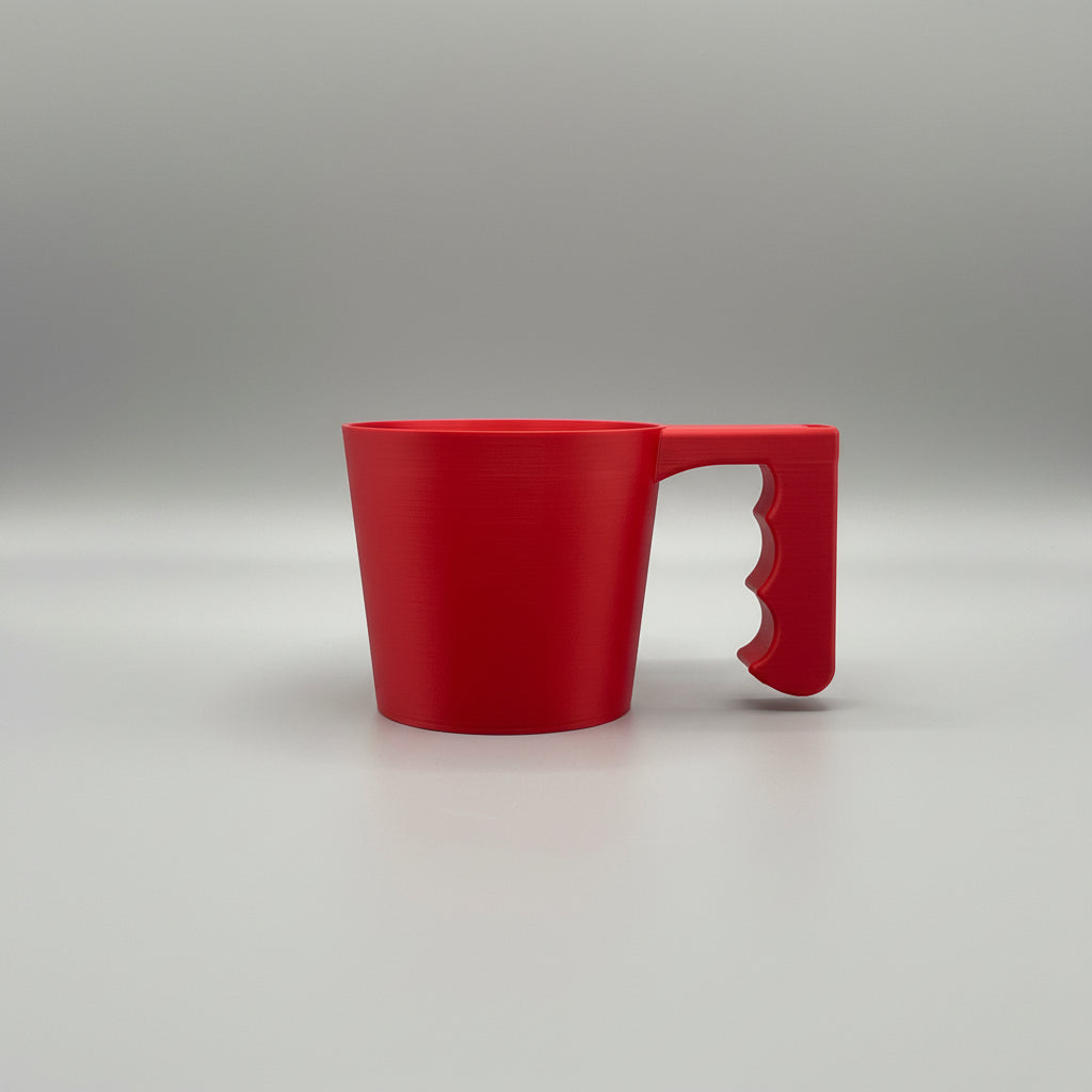 Pint Ice Cream Holder with Spoon Slot | 3D Printed Insulated Grip