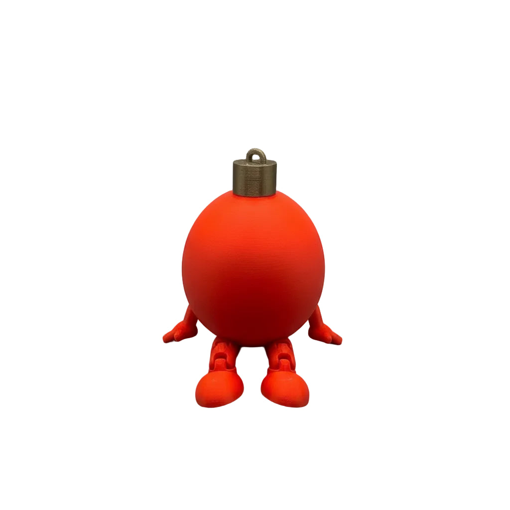 Articulated Christmas Ornament - Large 3D Printed Decor