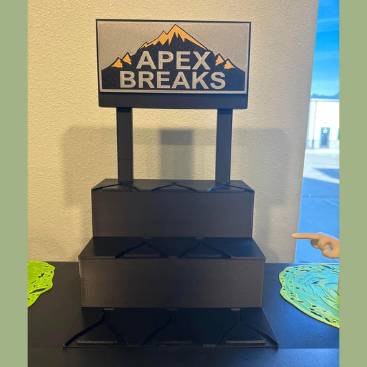 3D Printed Bleacher Multi-Card Display