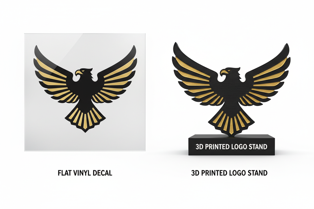 Vinyl Decals vs 3D Printed Logos: Which Is Right for You?