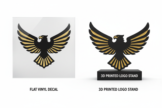 Vinyl Decals vs 3D Printed Logos: Which Is Right for You?