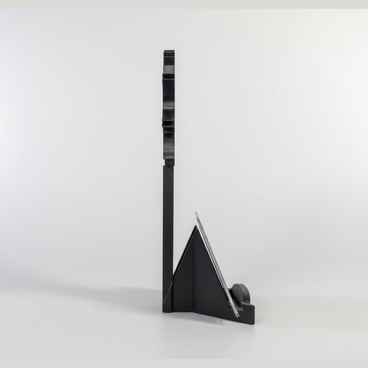 Collection of sports trading cards on a table with a card holder.