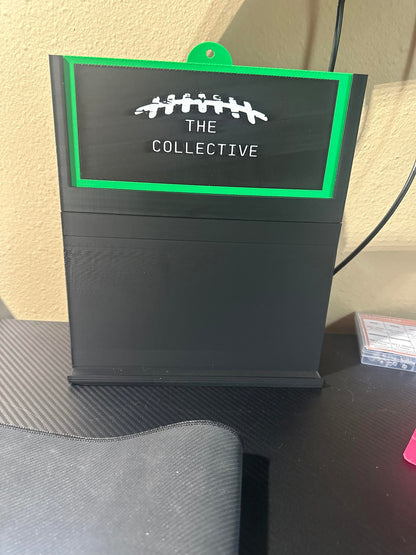 3D Printed Stadium Card Display System with Logo Plate
