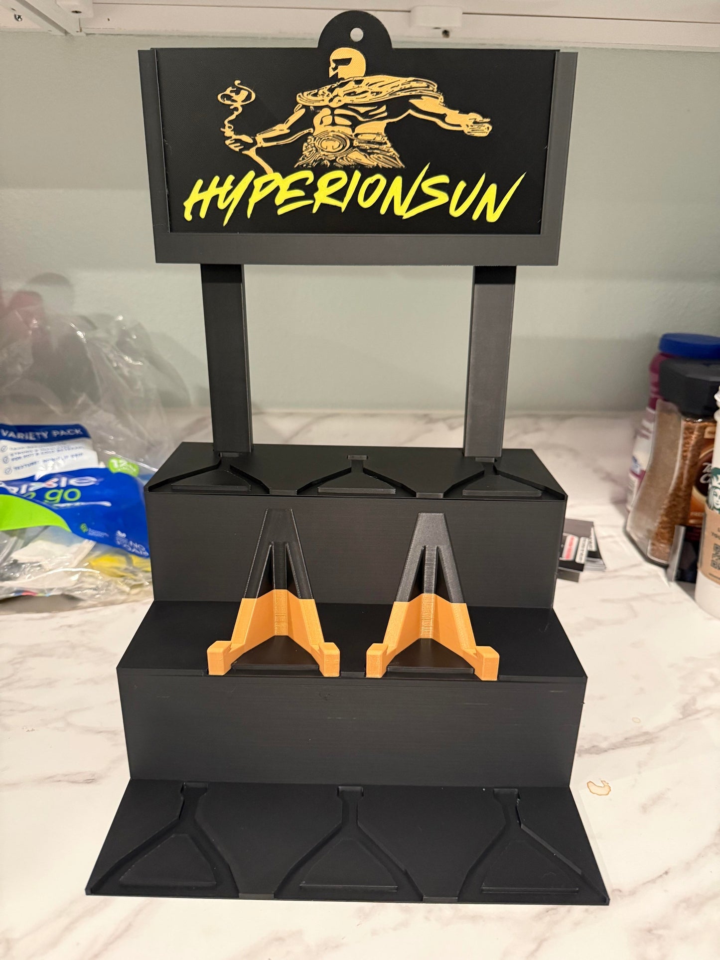 3D Printed Bleacher Multi-Card Display