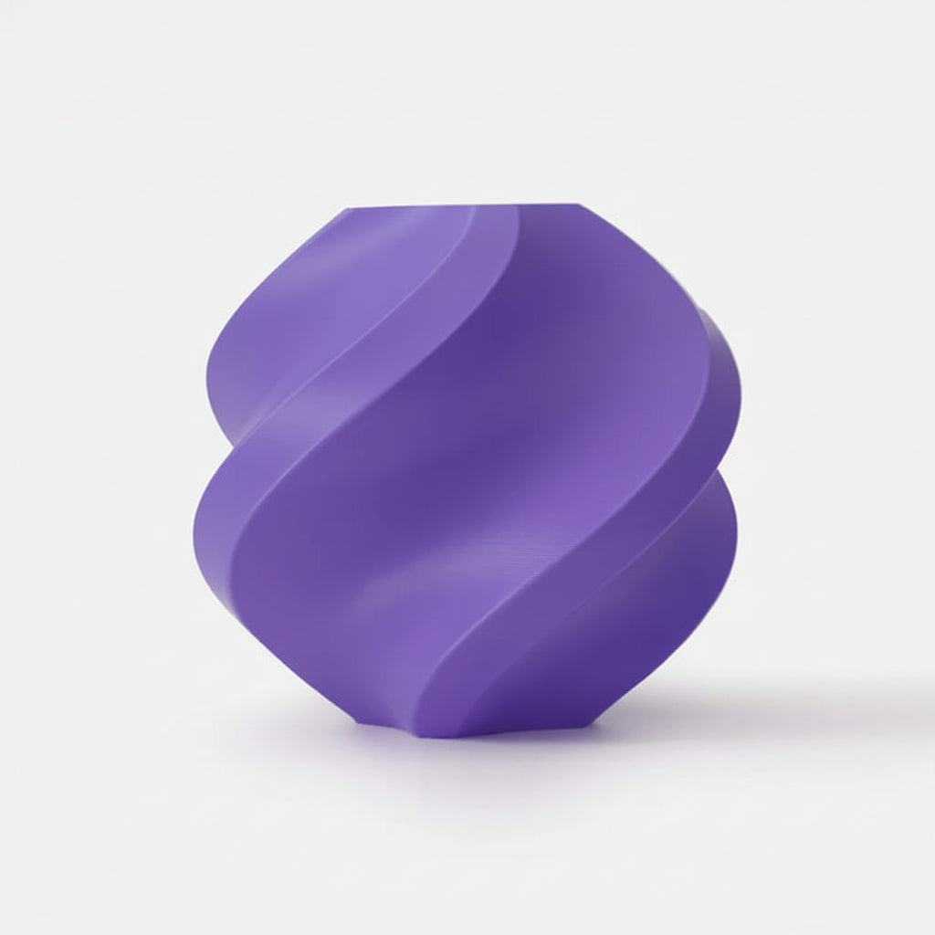 Purple swirled object on a white background with 'RFID' branding.