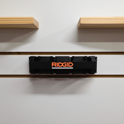 Black tool box with 'RIDGID' logo on a white background