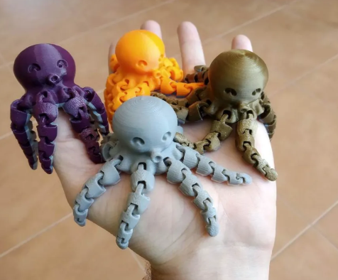 Cute Mini Octopus ( single color )