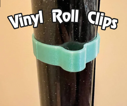Vinyl Roll Clip 3d Printed ( get all 3 sizes )