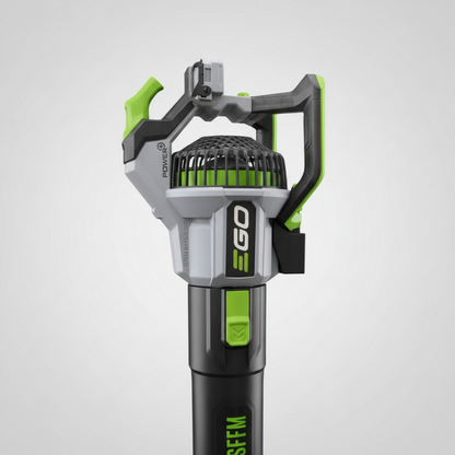 Ego power tool on a white background