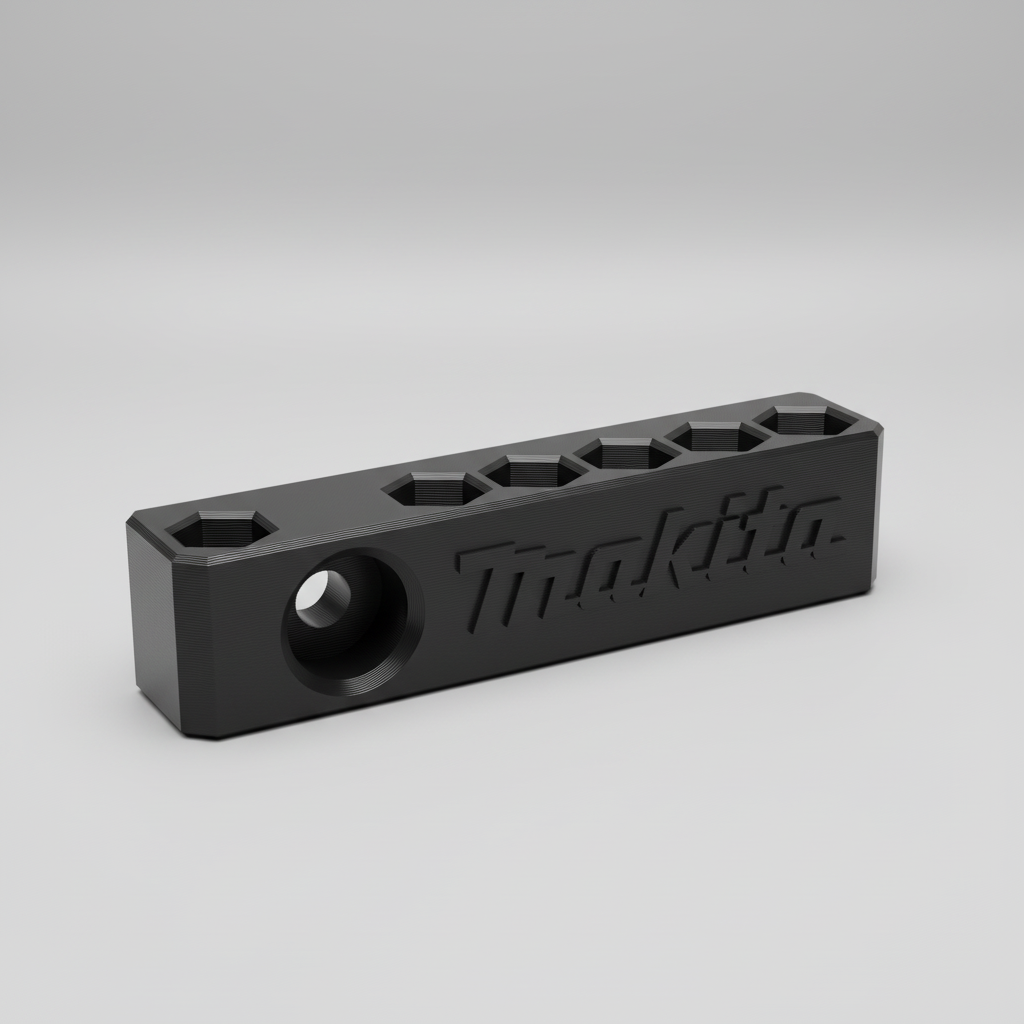 Makita Bit Holder 3D Printed Magnetic Tool Organizer 2 Pack