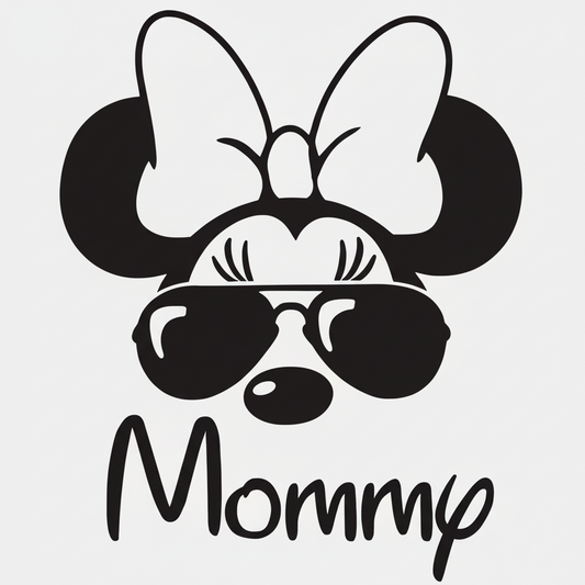 Mommy Mouse Vinyl Decal Window Sticker | Car Decal