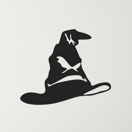 Sorting Hat Vinyl Decal | Window Sticker for Potter Fans