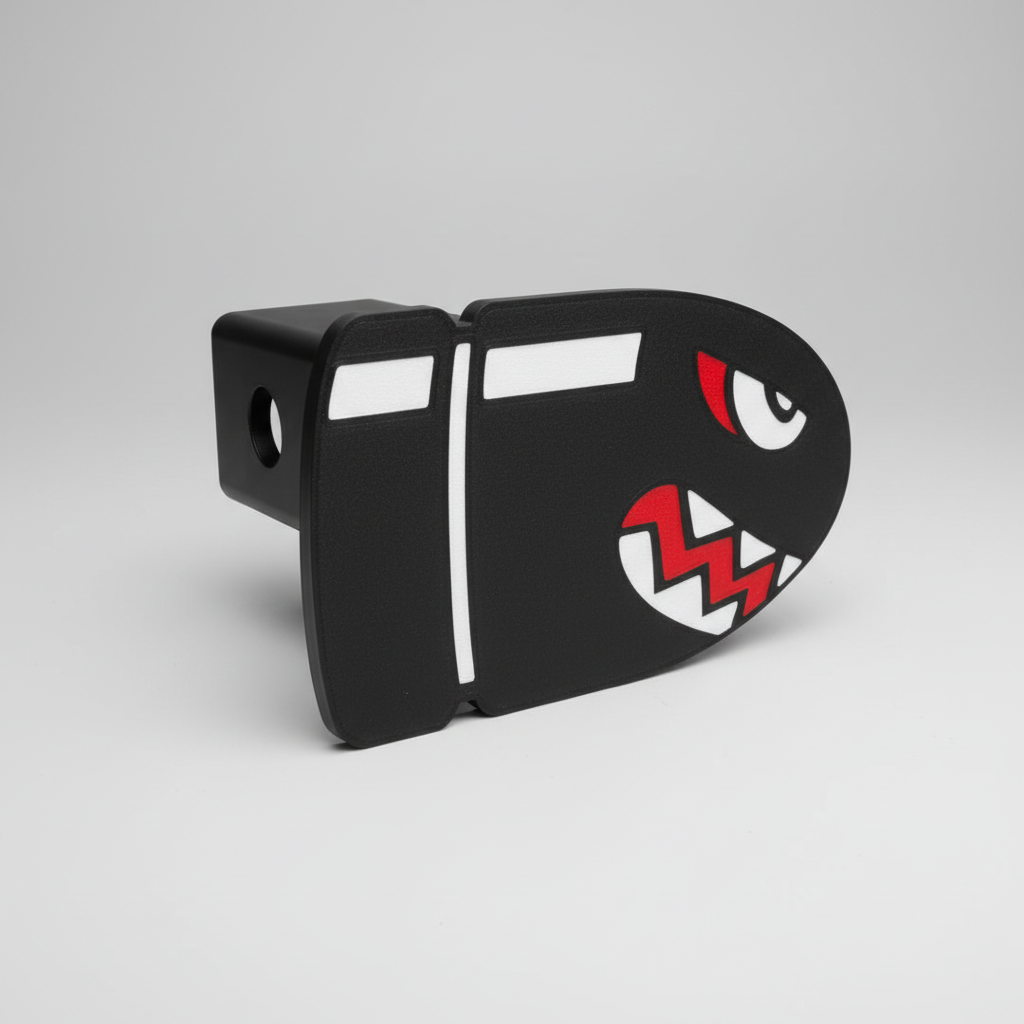 Bullet Bill Hitch Cover - 2 Inch Receiver 3D Printed Gaming