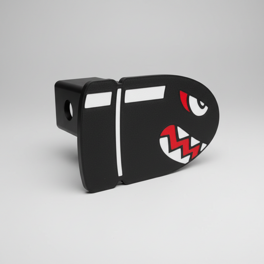 Bullet Bill Hitch Cover - 2 Inch Receiver 3D Printed Gaming