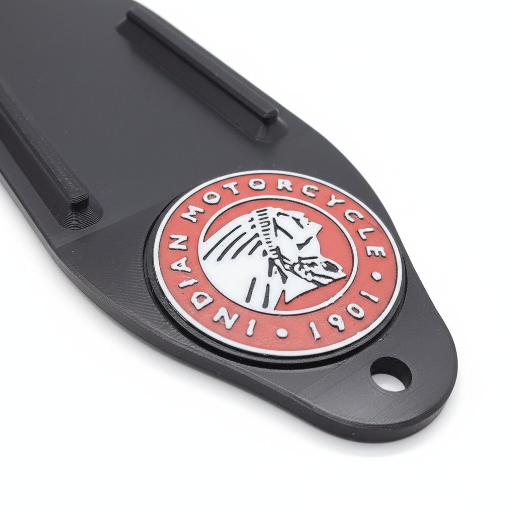 Indian Motorcycle logo on a black background