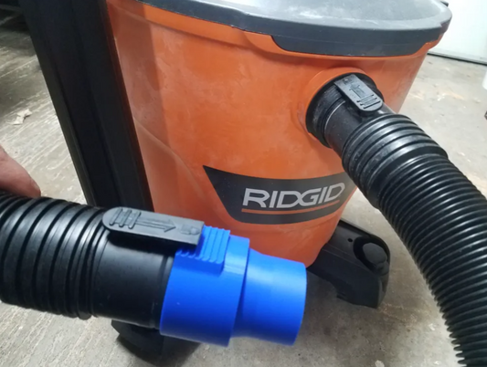 Ridgid Shop Vacuum to DeWalt Miter Saw Adapter