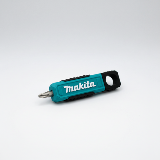 Makita screwdriver on a white background