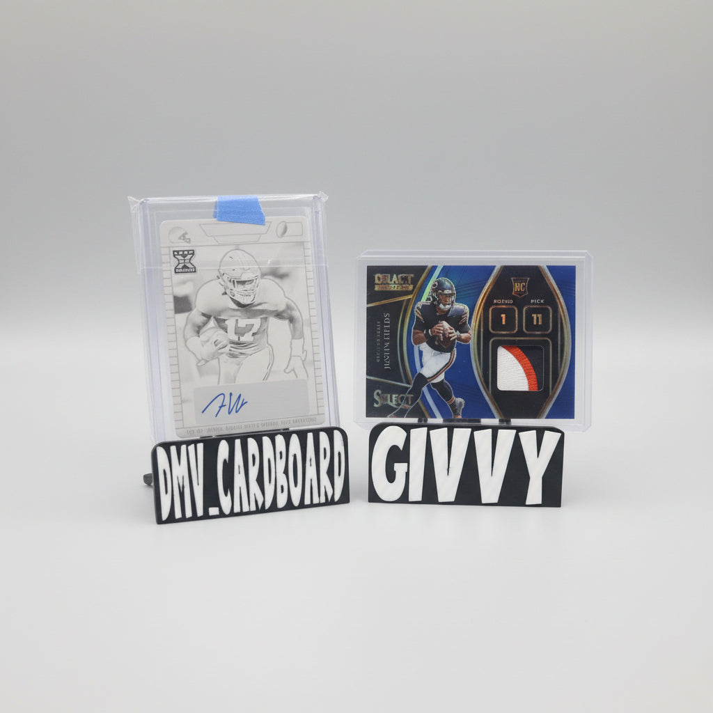 Custom Logo Card Display Stand – Adjustable 3D Printed Holder
