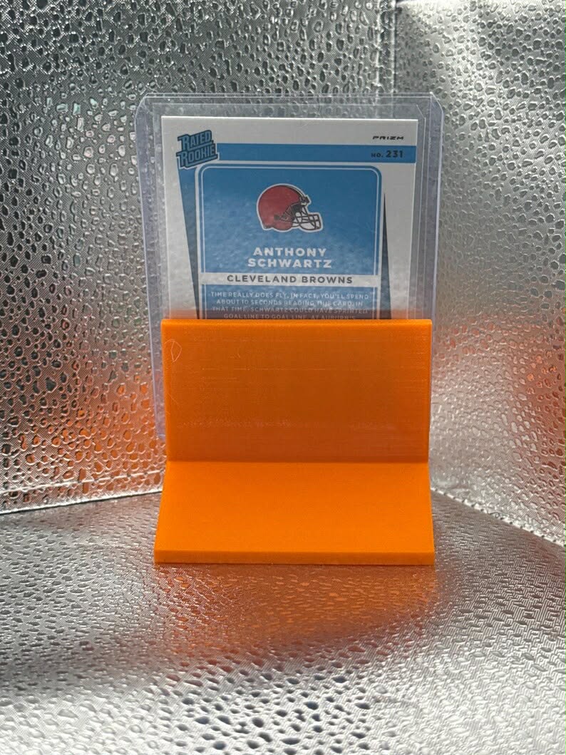 3D Printed Custom Square Logo Card Stand