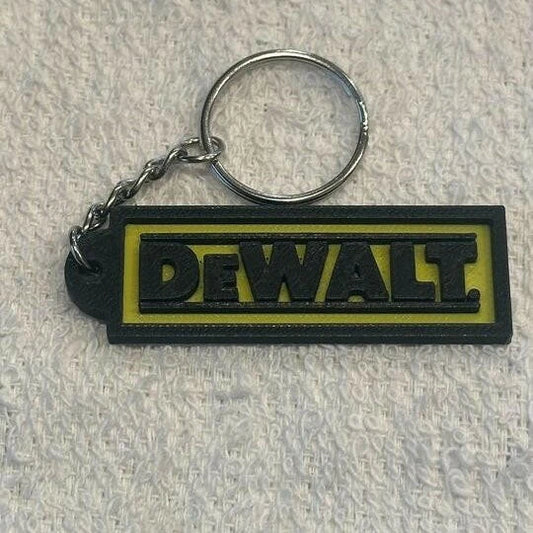3D Printed DeWalt Keychain