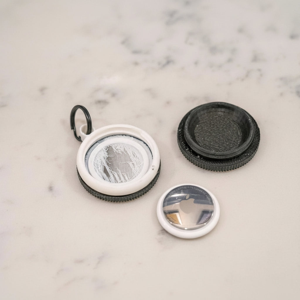 Oreo Cookie AirTag Case - Novelty Apple Tracker Holder