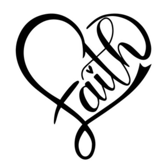 faith Bumper Sticker Window Decal