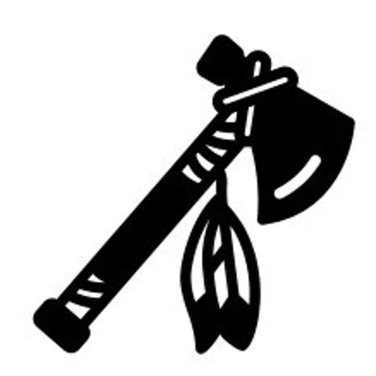 Tomahawk Bumper Sticker Window Decal