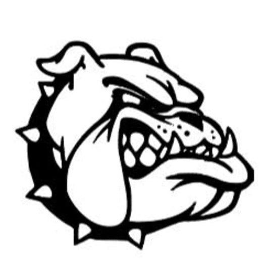 Bulldog Bumper Sticker Window Decal