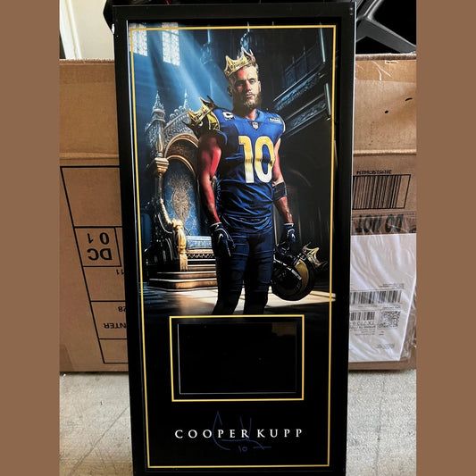 10 x 21 Framed Vinyl Card Display - Cooper Kupp