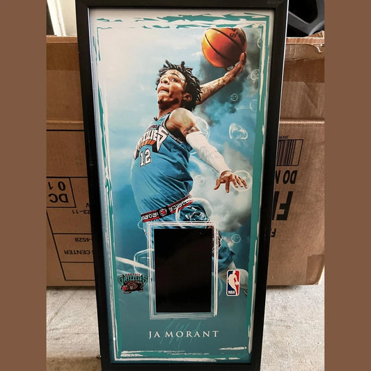 10 x 21 Framed Vinyl Card Display - Ja Morant