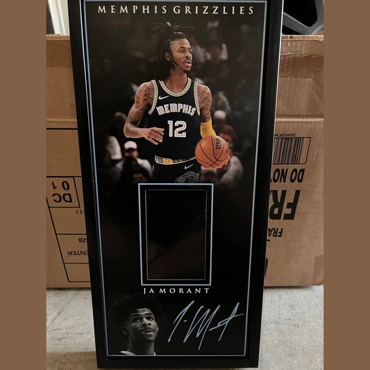10 x 21 Framed Vinyl Card Display - Ja Morant