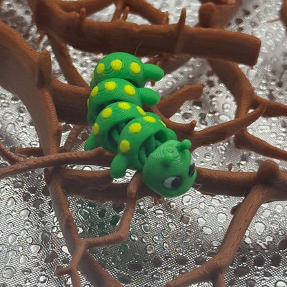 3D Printed Articulated Baby Print-A-Pal Caterpillar - It's "worm-fully" adorable!