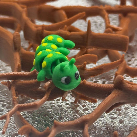3D Printed Articulated Baby Print-A-Pal Caterpillar - It's "worm-fully" adorable!