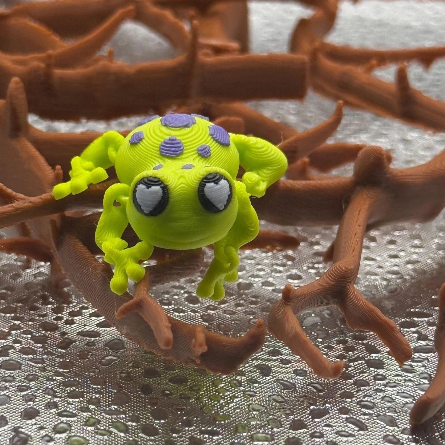 3D Printed Articulated Infant Print-A-Pal Tree Frog - Toad-ally precious