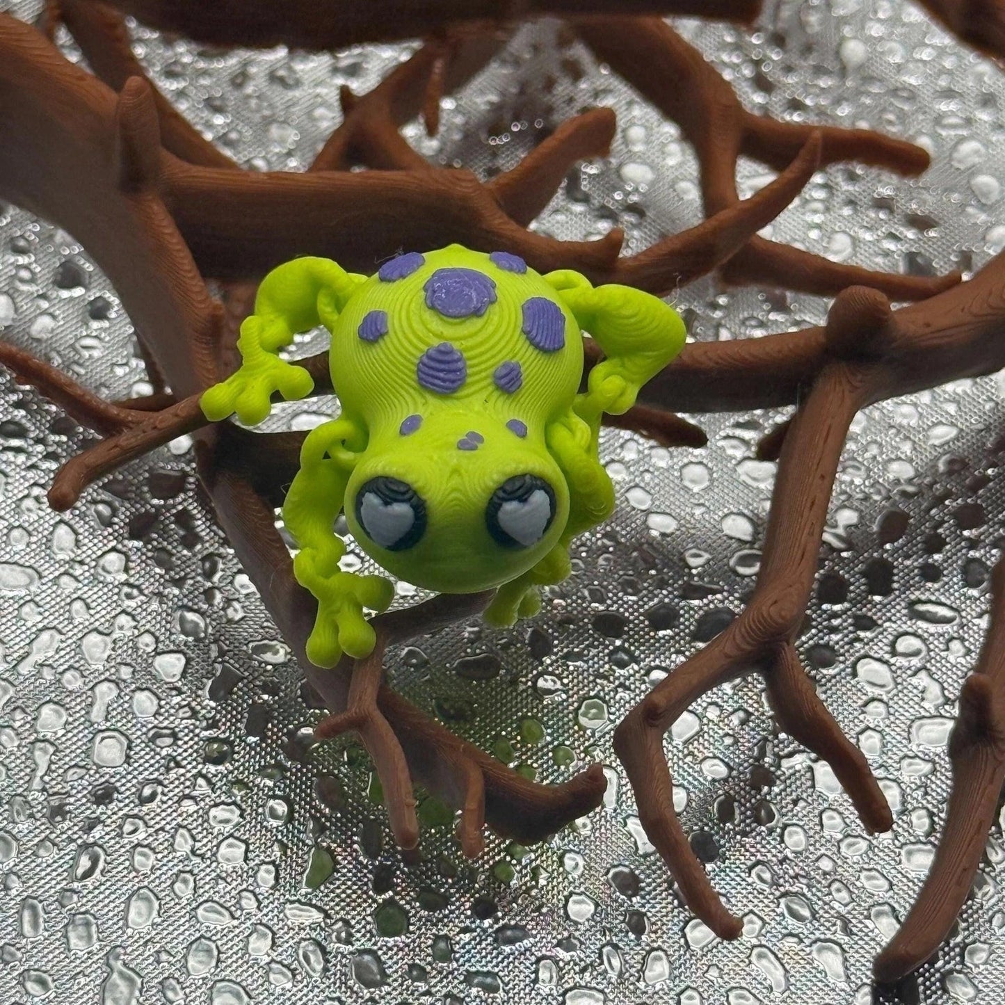 3D Printed Articulated Infant Print-A-Pal Tree Frog - Toad-ally precious