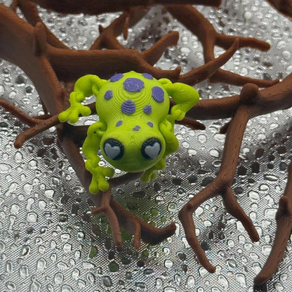 3D Printed Articulated Infant Print-A-Pal Tree Frog - Toad-ally precious
