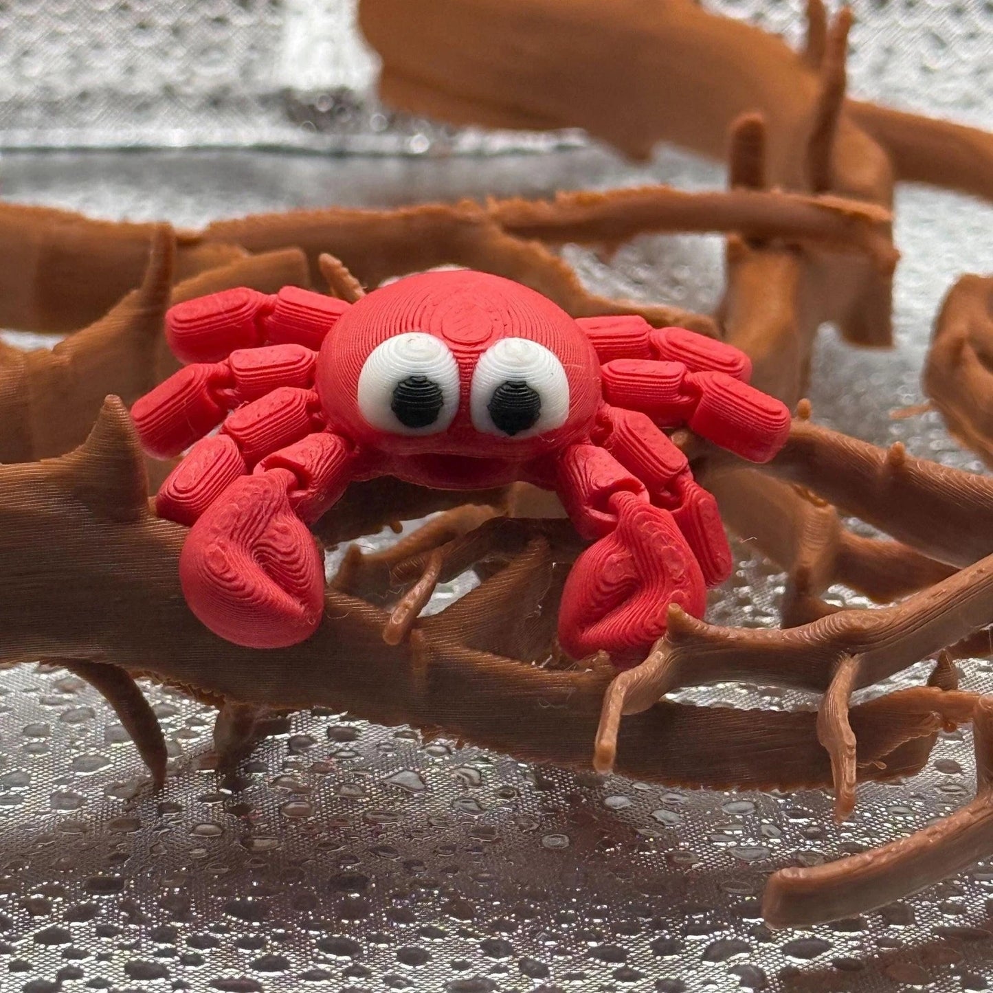 3D Printed Articulated Infant Print-A-Pal Crab- Love at first pinch!