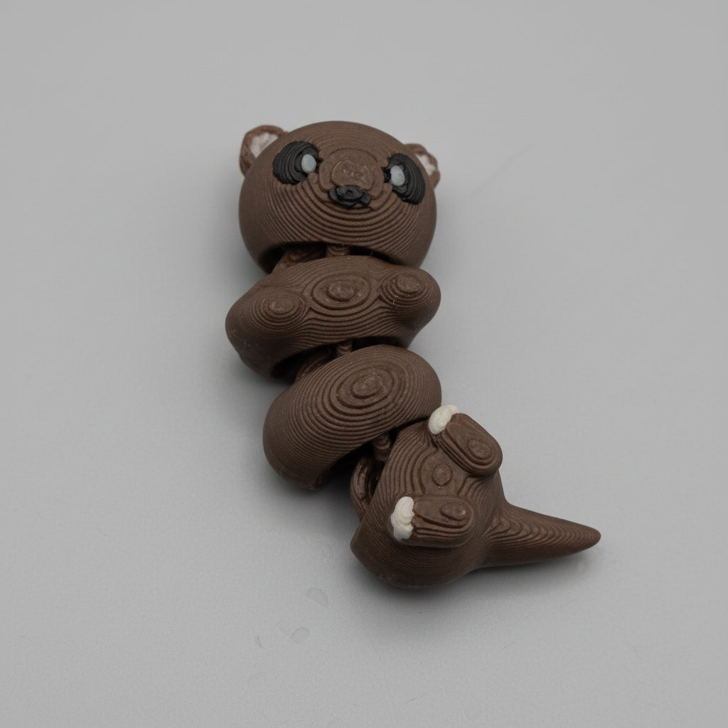 Baby Otter Toy Figurine for Kids & Collectors - 3D Printed