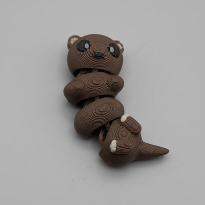 Baby Otter Toy Figurine for Kids & Collectors - 3D Printed