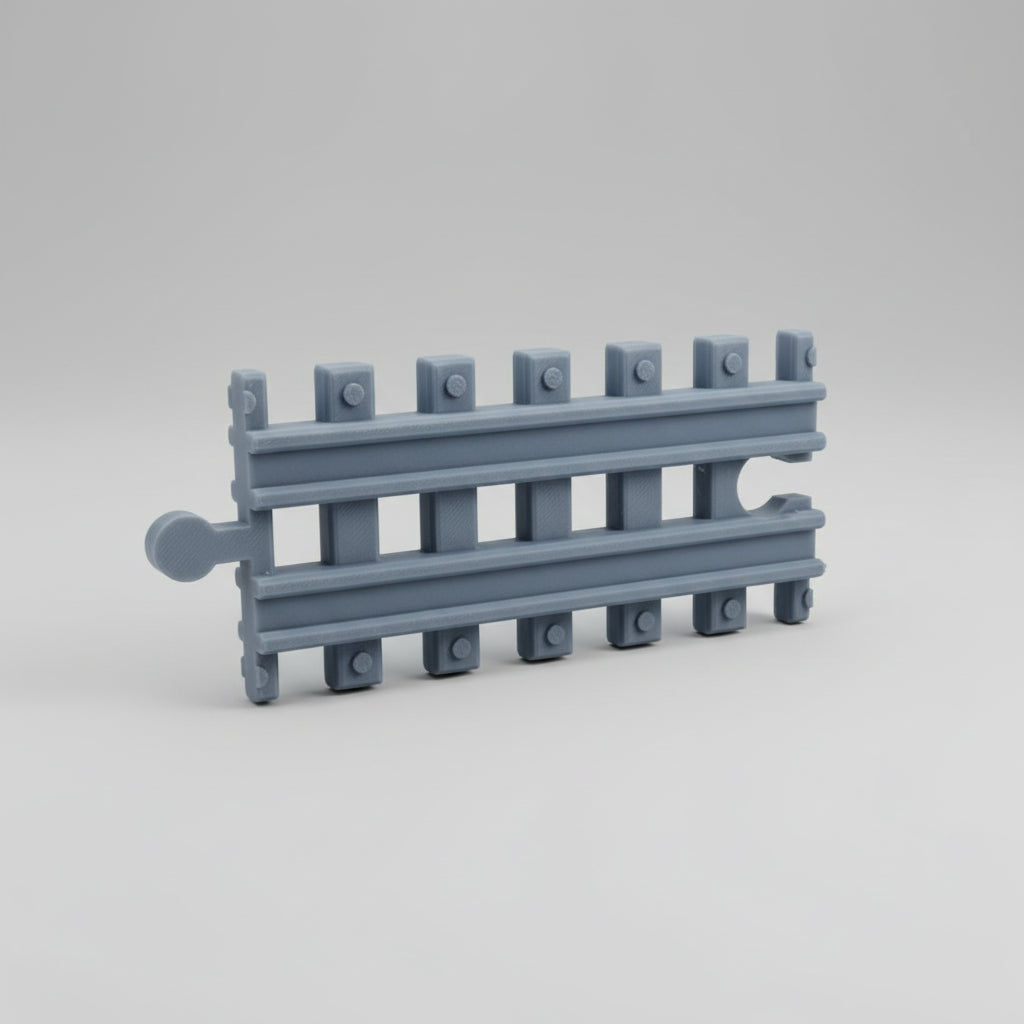 Gray metal bracket on a textured metallic surface