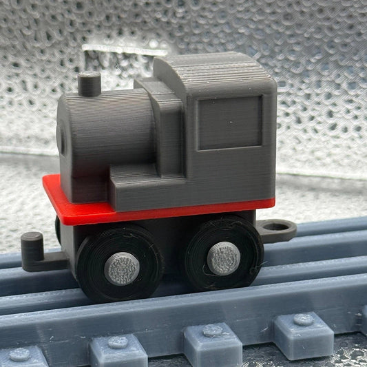 3D Printed Tiny Train Engine (GRAY )