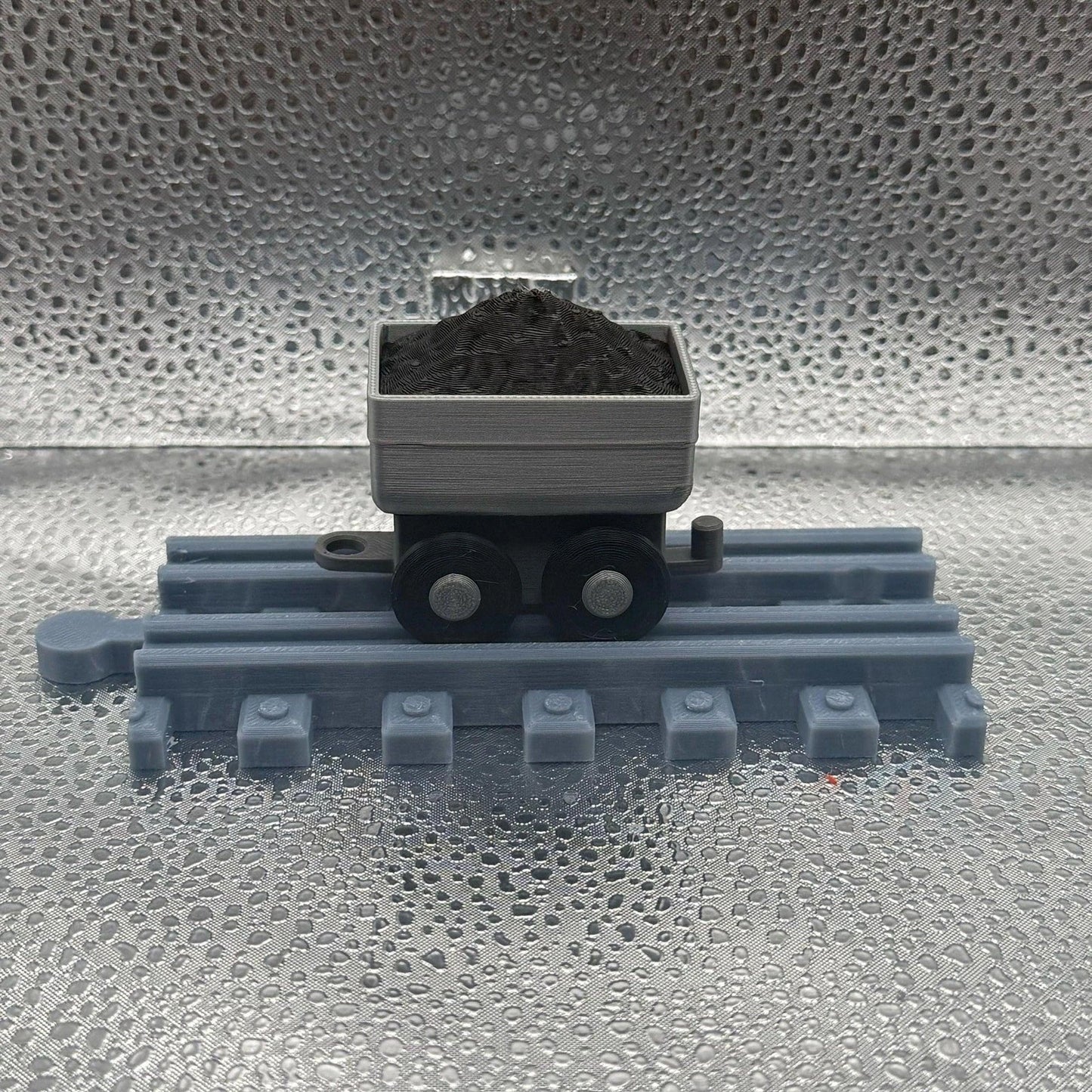 Tiny Coal Tank Car Model Train Collectible - 3D Printed Toy