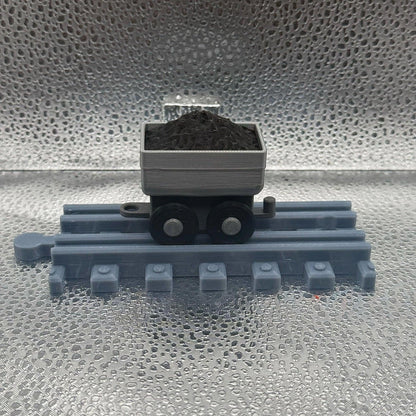 Tiny Coal Tank Car Model Train Collectible - 3D Printed Toy