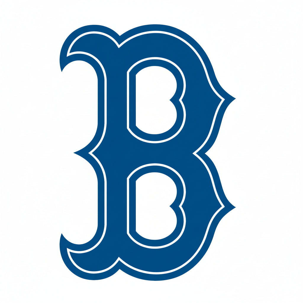 Black and white logo of a stylized letter 'B' on a white background