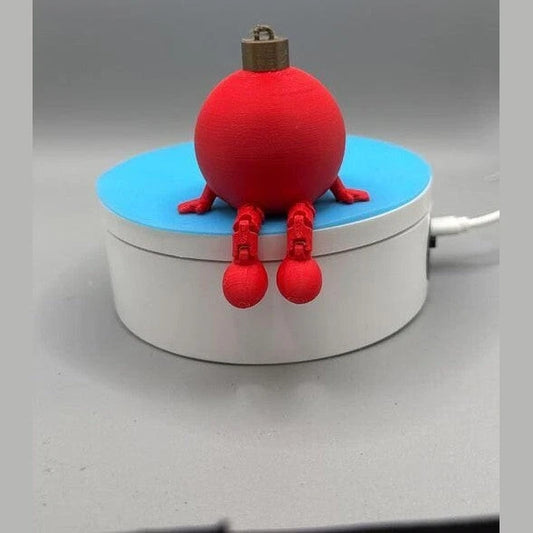 3D printed Articulated Christmas Ornament