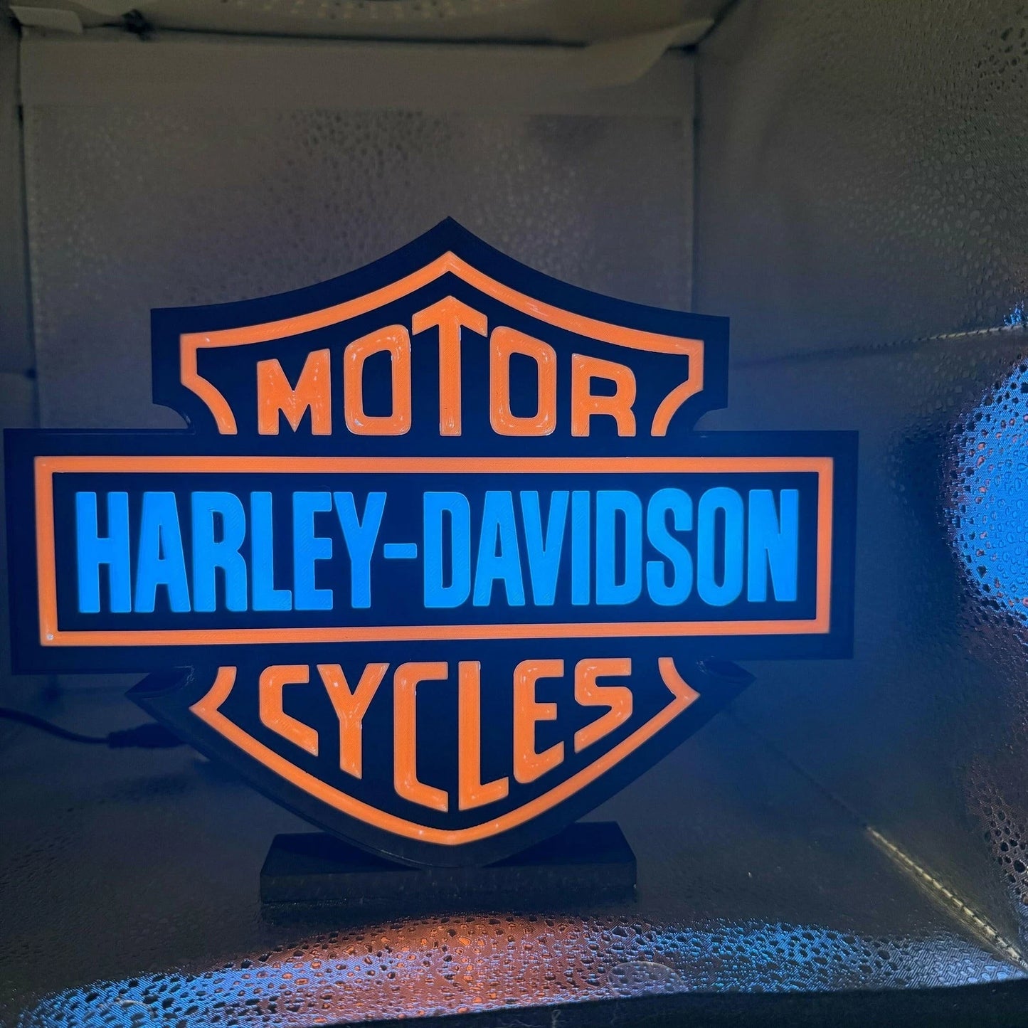 3D Printed Harley Davidson Lightbox