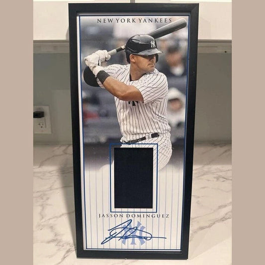 Jasson Dominguez Vinyl Printed PSA or Beckett Graded card Display Case